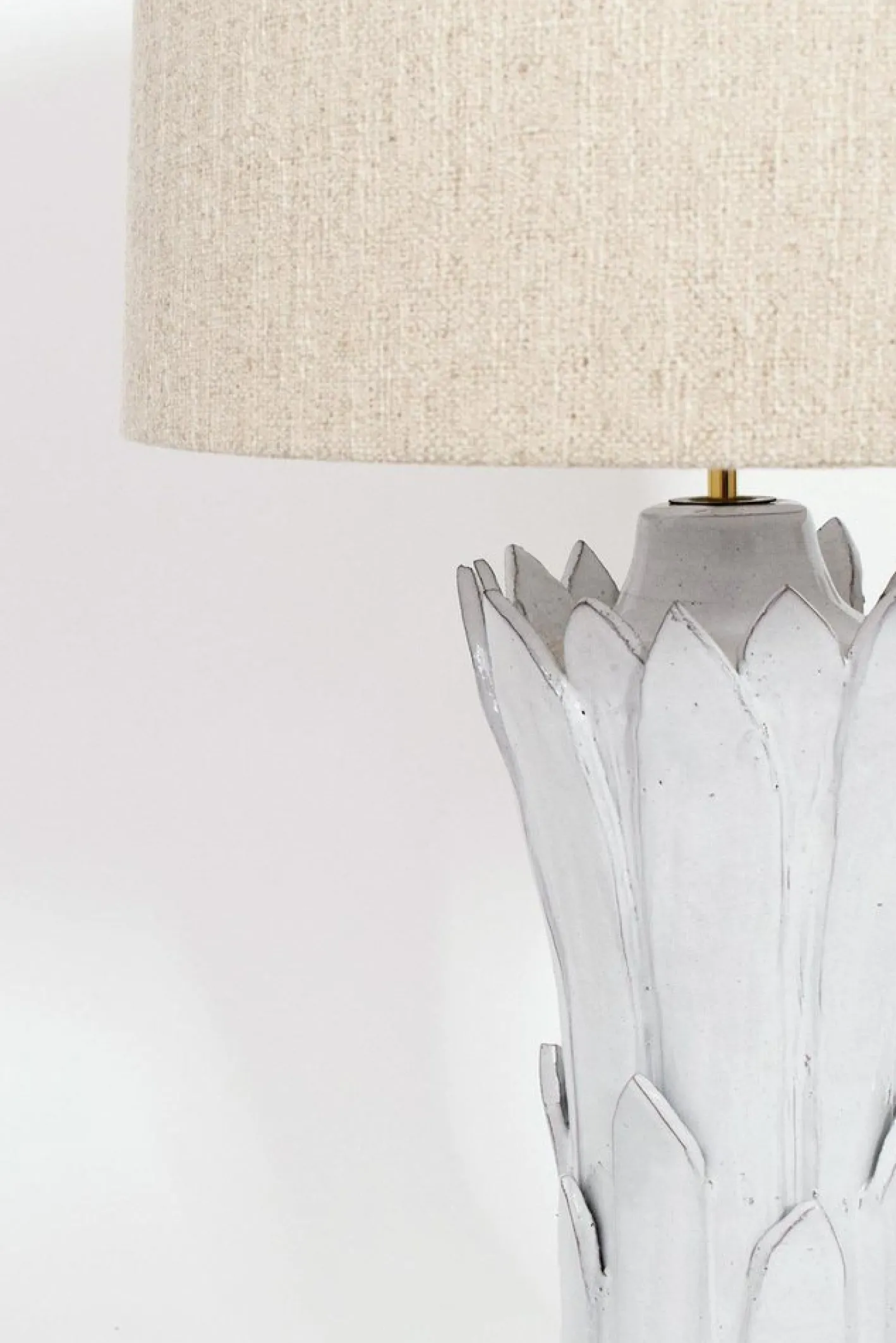 Weiße Sintra Lampe von Barracuda Interiors