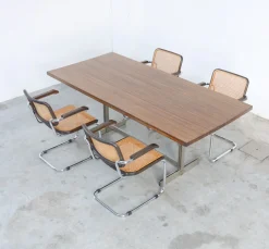 Wenge Esstisch von Jules Wabbes für Mobilier Universel, 1960er