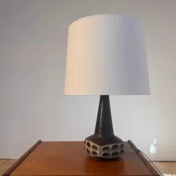 Westdeutsche Tischlampe aus Keramik, 1970er