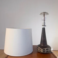 Westdeutsche Tischlampe aus Keramik, 1970er
