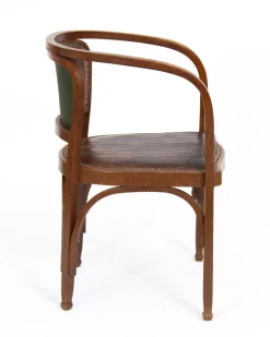 Wiener Secession Sitzgruppe von Gustav Siegel für J & J Kohn, 1905, 5er Set