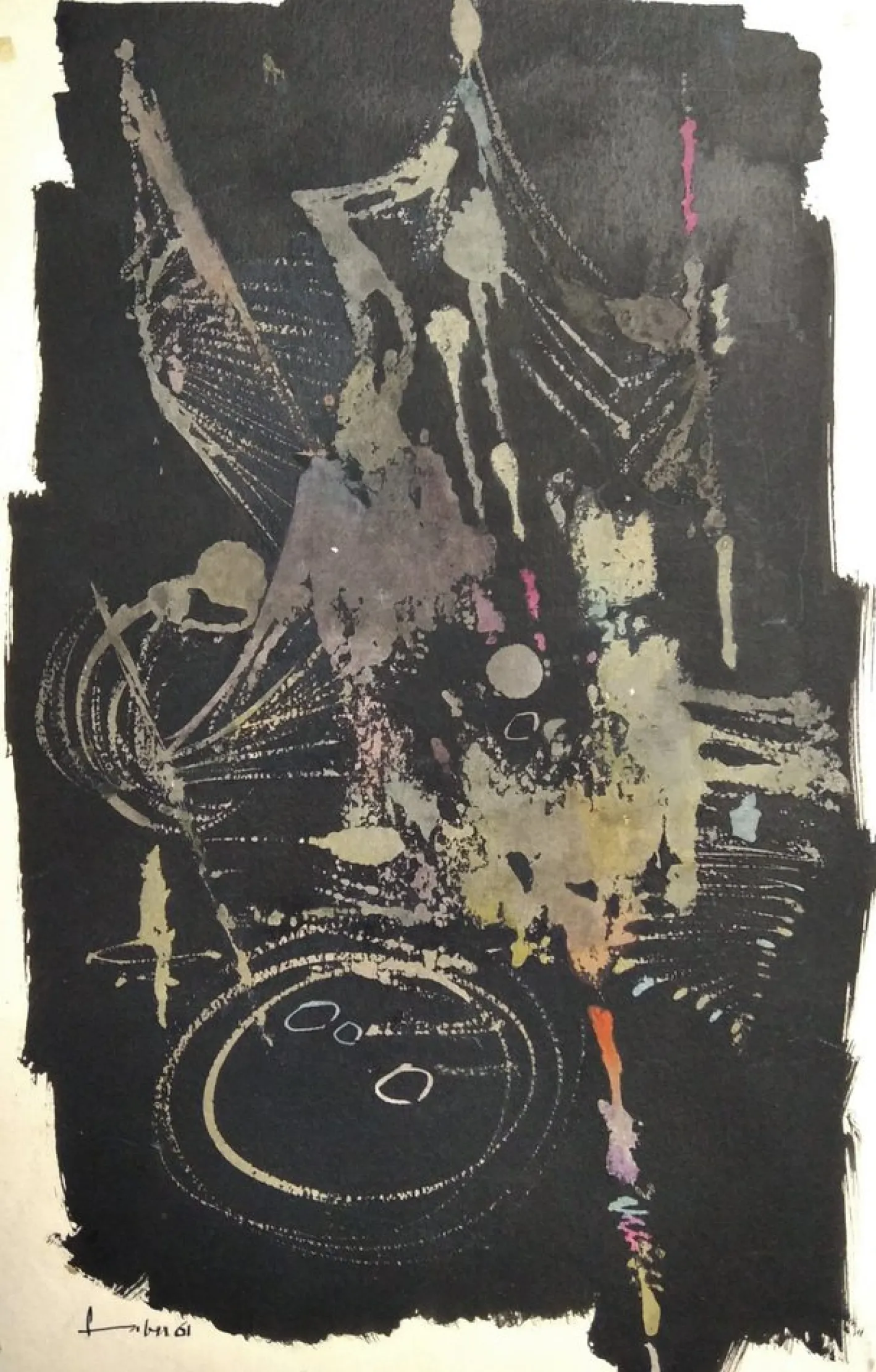 Will Faber, Ohne Titel, 1961, Mixed Media