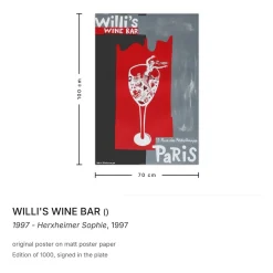 Willis Weinbar Poster von Herxheimer Sophie, 1997
