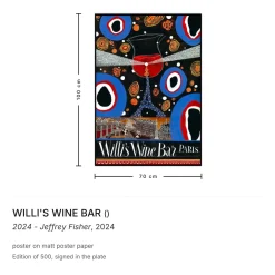 Willis Weinbar Poster von Jeffrey Fisher, 2024