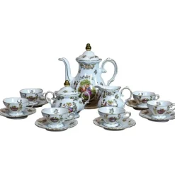 Winterlingbavaria Kaffeeservice, 1950er, 9er Set