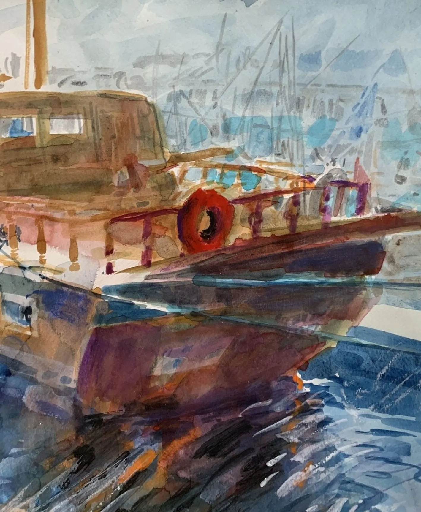 Włodzimierz Karczmarzyk, Monte Carlo, 2012, Aquarell