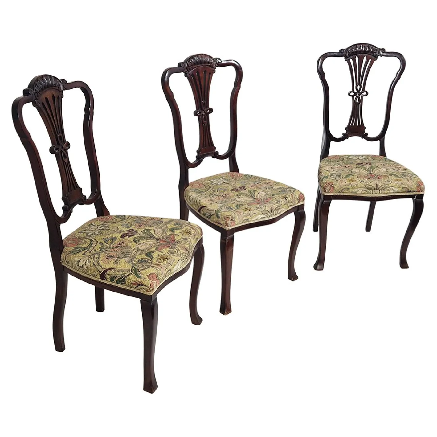 Wohnzimmer Set im Liberty Stil, 1920er, 6 . Set