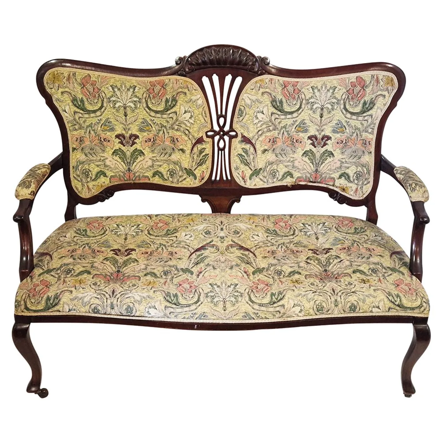 Wohnzimmer Set im Liberty Stil, 1920er, 6 . Set