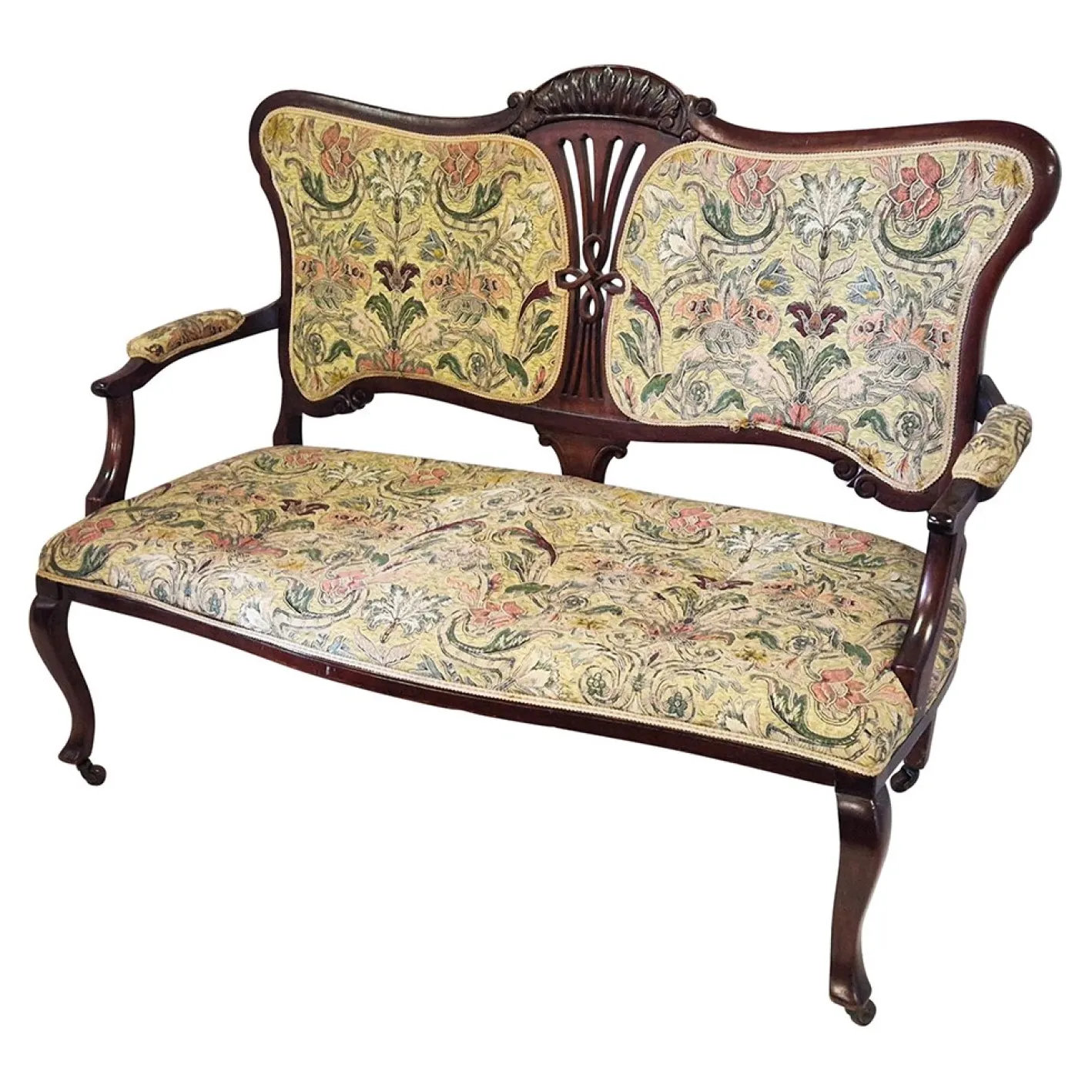 Wohnzimmer Set im Liberty Stil, 1920er, 6 . Set