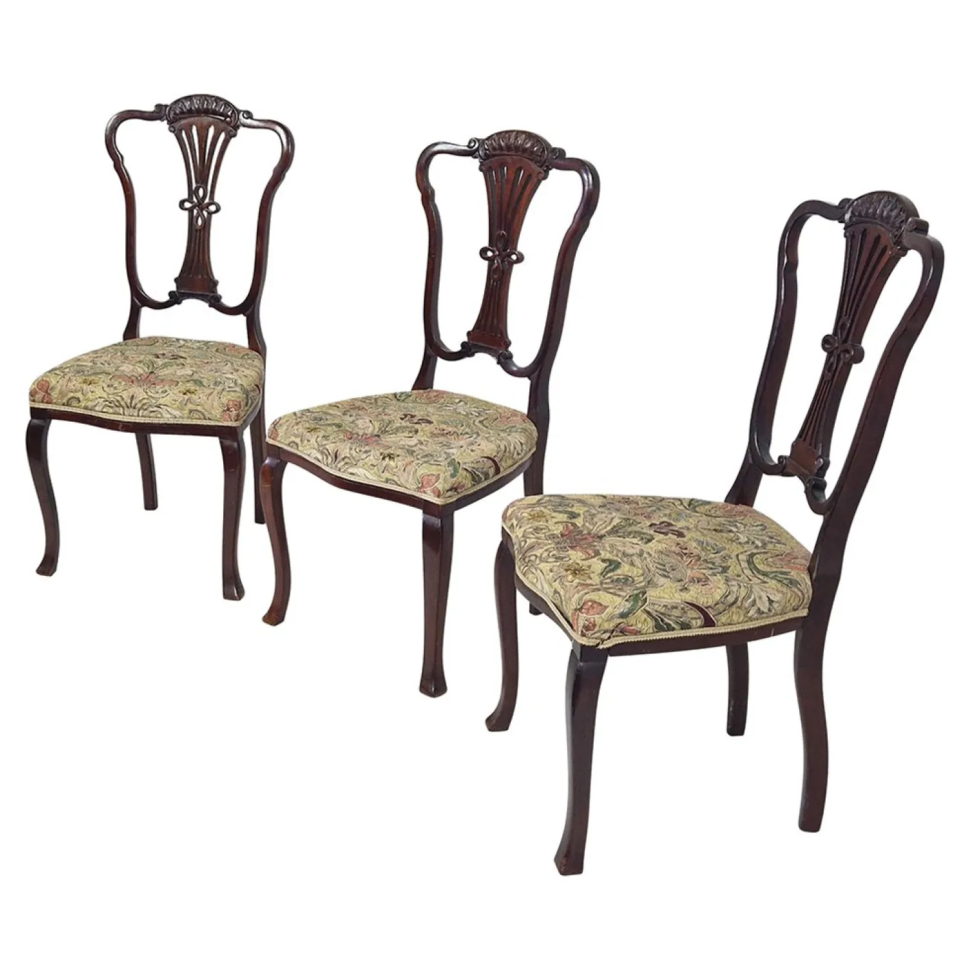 Wohnzimmer Set im Liberty Stil, 1920er, 6 . Set