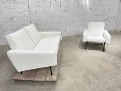 Wohnzimmer Set von Pierre Guariche für Airborne, 1950er, 3er Set