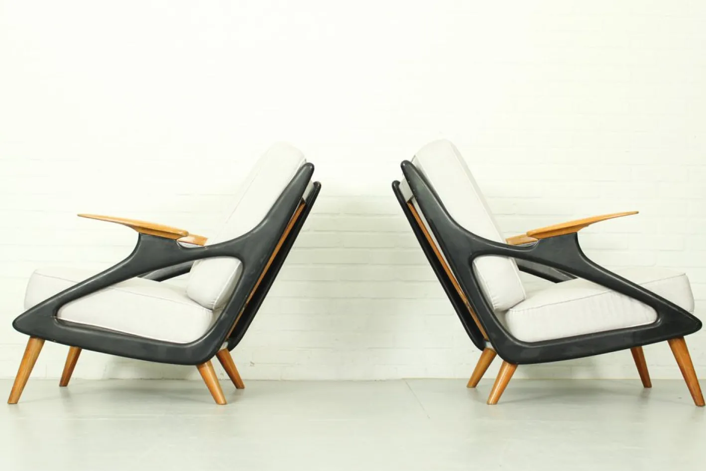 Wohnzimmer Set von Spruij Holland, 1954, 3er Set