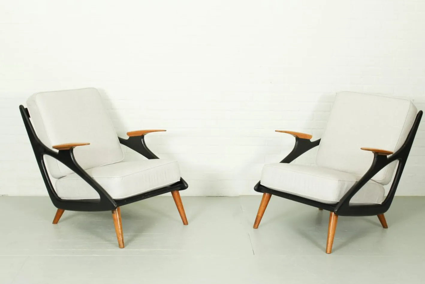 Wohnzimmer Set von Spruij Holland, 1954, 3er Set