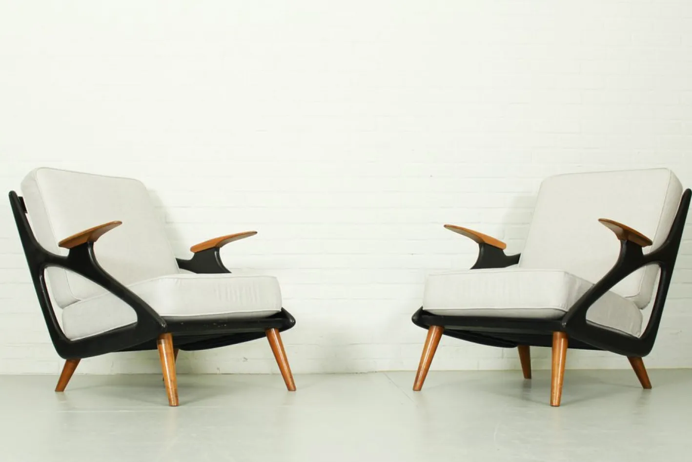 Wohnzimmer Set von Spruij Holland, 1954, 3er Set