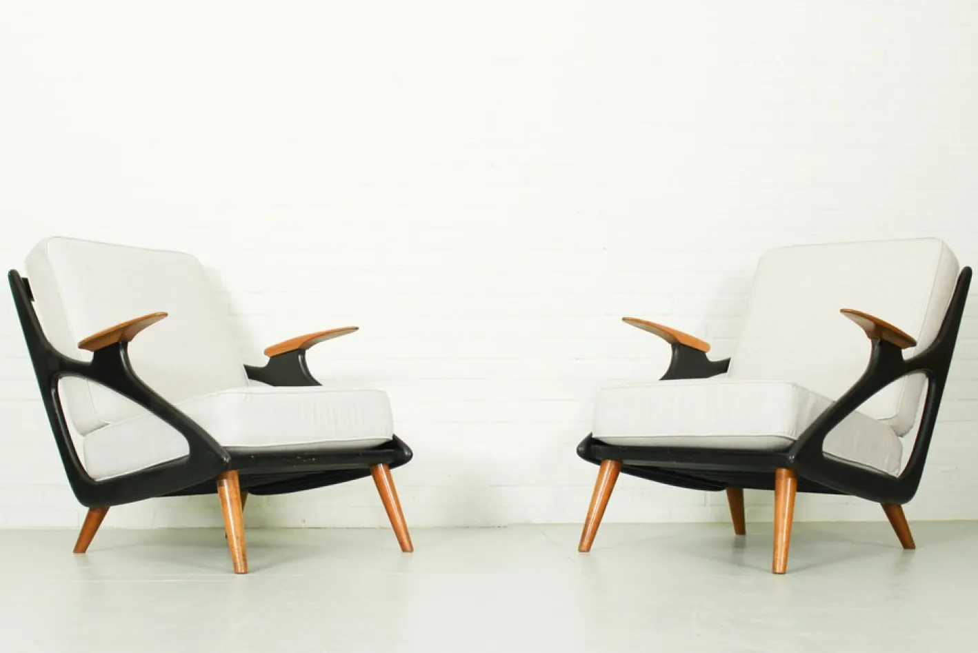 Wohnzimmer Set von Spruij Holland, 1954, 3er Set