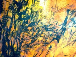 Zao Wou-ki - Originale Lithographie - Abstract Composition 1962
