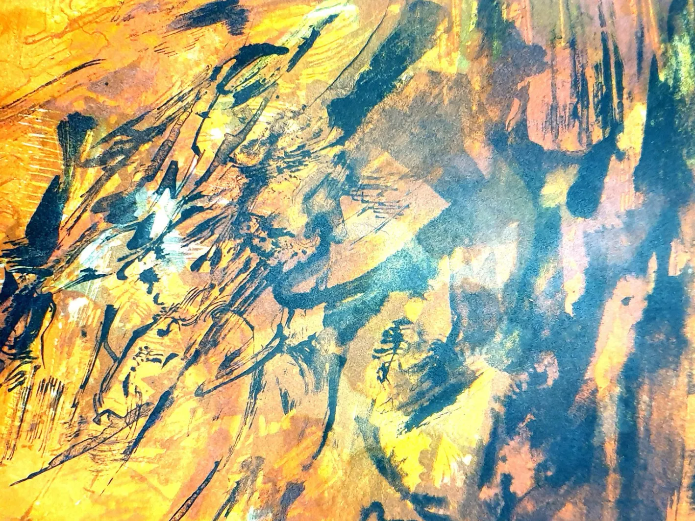 Zao Wou-ki - Originale Lithographie - Abstract Composition 1962