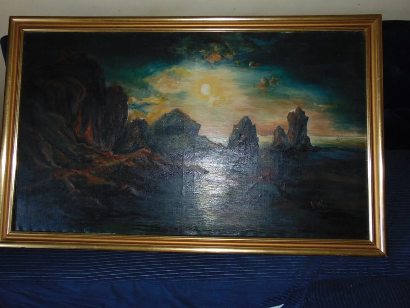 Zdzisław Przebindowski, Landschaft, Öl auf Leinwand