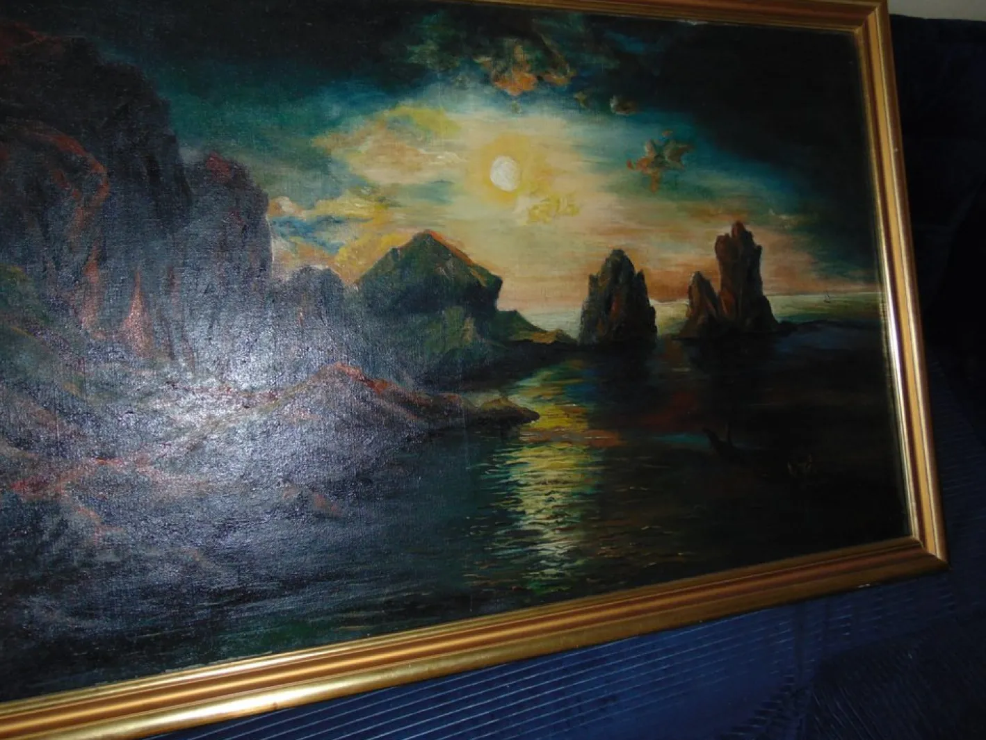 Zdzisław Przebindowski, Landschaft, Öl auf Leinwand