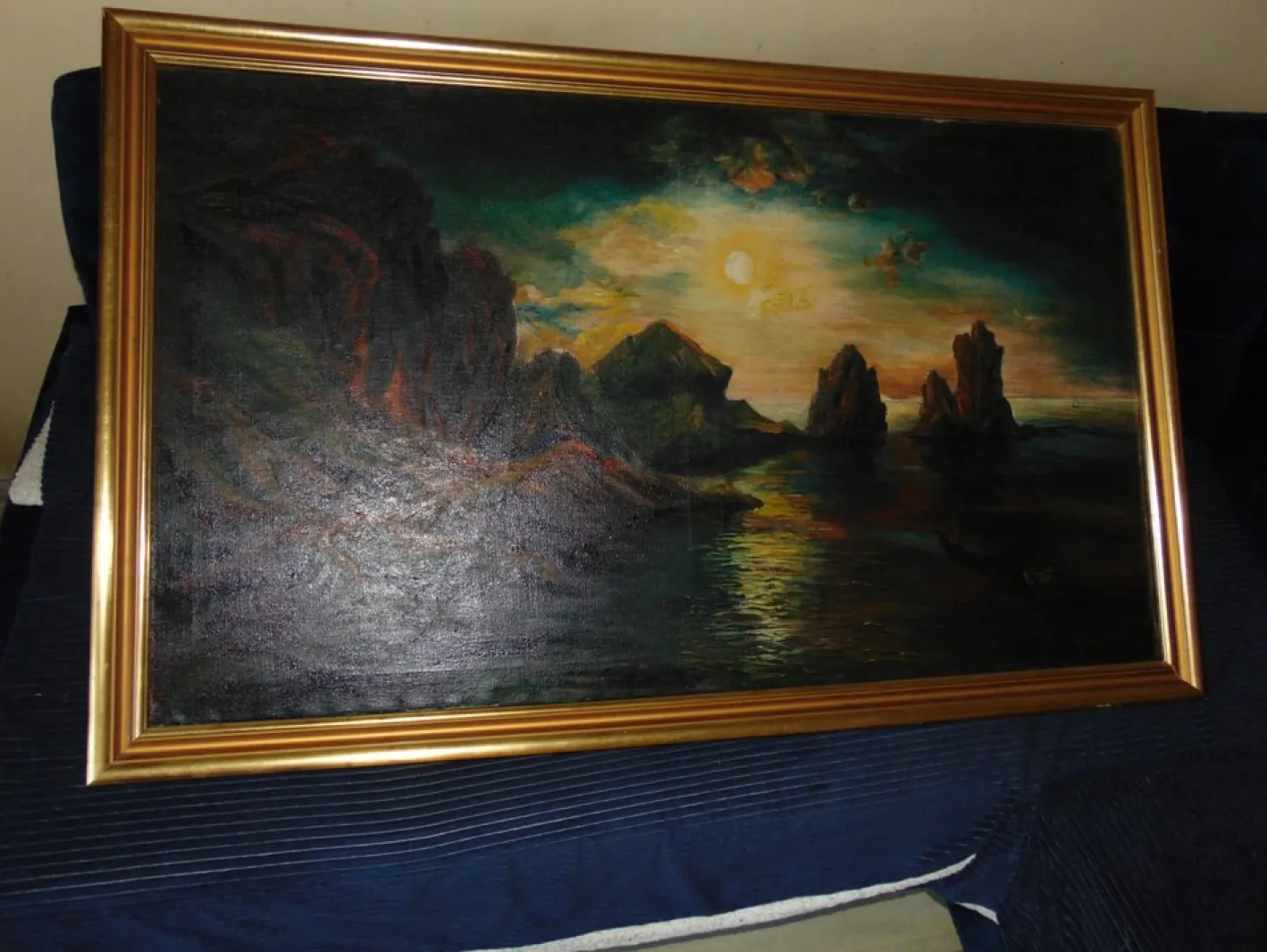 Zdzisław Przebindowski, Landschaft, Öl auf Leinwand