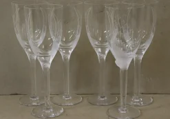 Zwölf Engel Champagnergläser von Marc Lalique, 1948, 12 Set