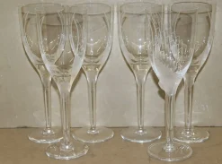 Zwölf Engel Champagnergläser von Marc Lalique, 1948, 12 Set