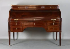 Zylinderförmiger Louis XVI Schreibtisch
