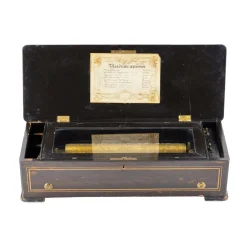 Zylindrische Spieluhr mit 8 Melodien, 1890er